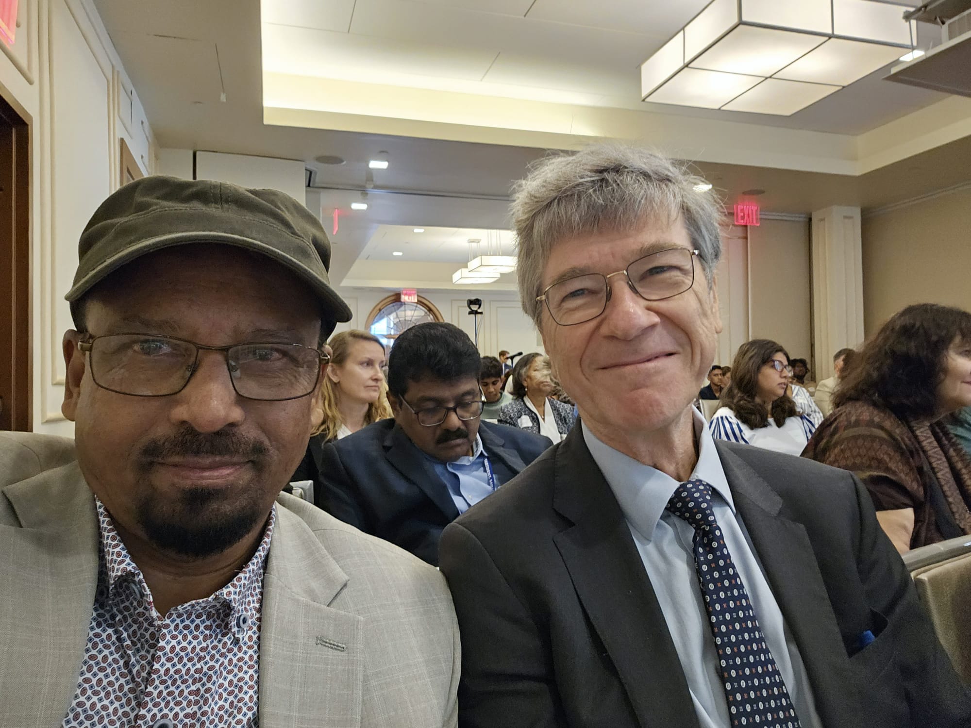 Mr Javeed Mirza With Mr Jeffrey Sachs